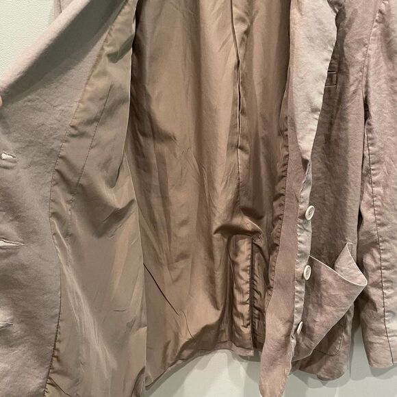 Monrow Tan/Brown Blazer Jacket - Size: Small - Picture 8 of 10